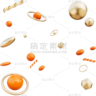 促销通用3D立体漂浮气氛元素
