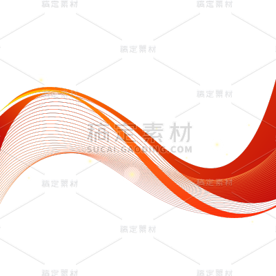 建党节通用红色渐变党建线条元素