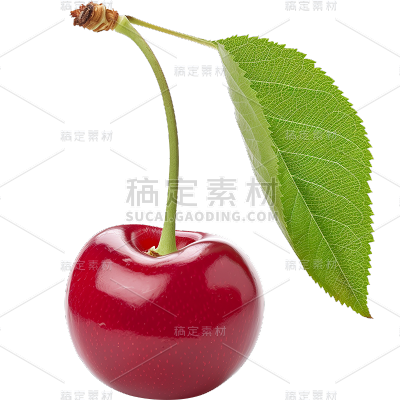 果蔬系列通用写实单颗樱桃元素素材