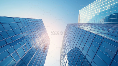 常规系列实景城市仰拍图片通用背景素材