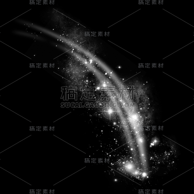 常规系列简约粒子光点曲线光效通用元素素材