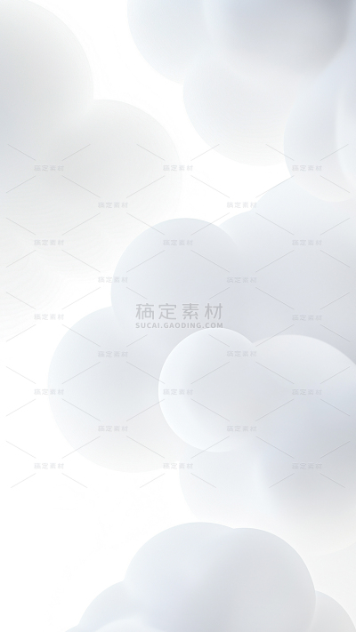 气象系列圆形云朵电商背景图片