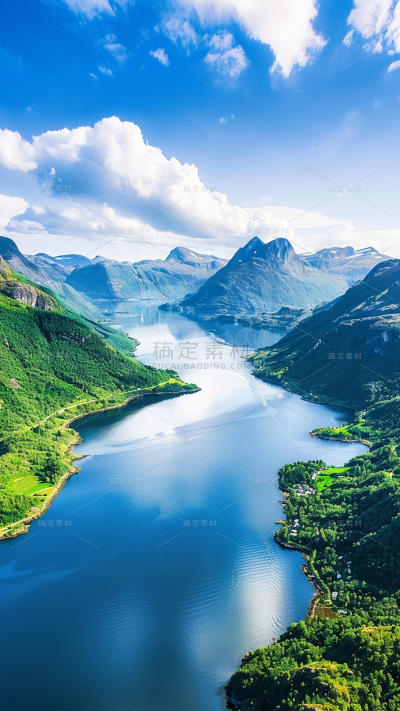 风光通用实景湖景水面背景图片素材