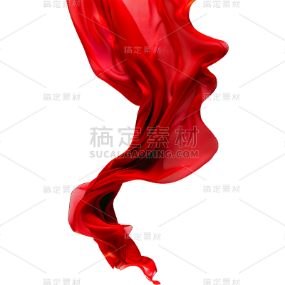 纹理通用红色丝绸褶皱感元素素材
