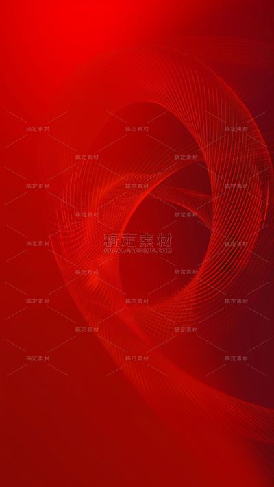 背景通用红色环形几何背景图片素材