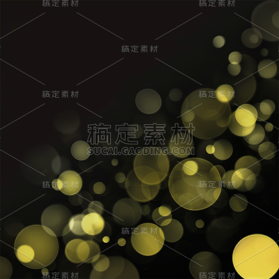 特效通用黄色光斑元素素材