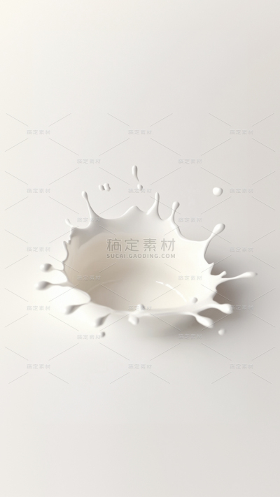 饮品系列牛奶滴落背景图片
