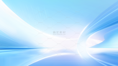 常规科技感简约蓝色线条背景