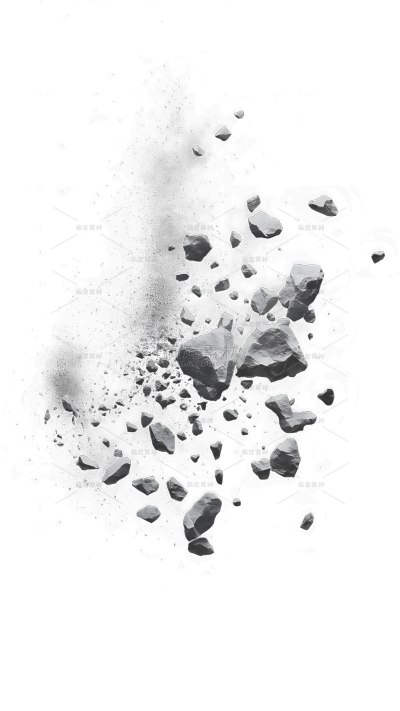特效系列爆破感碎石元素（td）