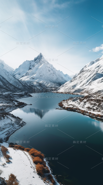 冰川雪山风景景观壁纸