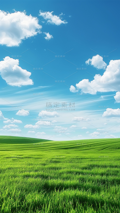 风光通用简约草地背景图片素材
