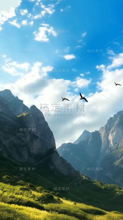 山川河流山峰景观风景壁纸