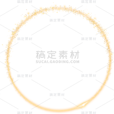 金色光效光圈元素