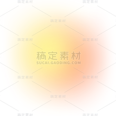 通用弥散渐变圆形元素贴纸几何系列
