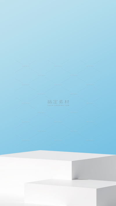 背景系列简约感多个白色展台背景