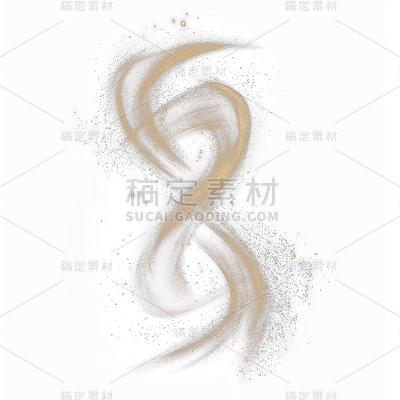 装饰系列实景运动金粉通用元素素材