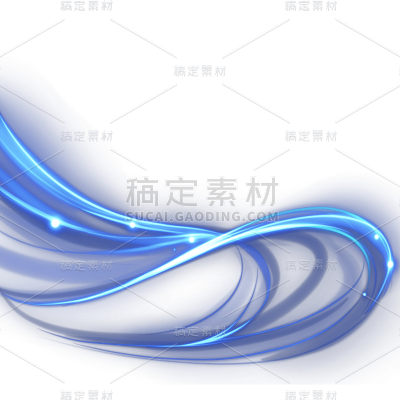 蓝色抽象科技线条