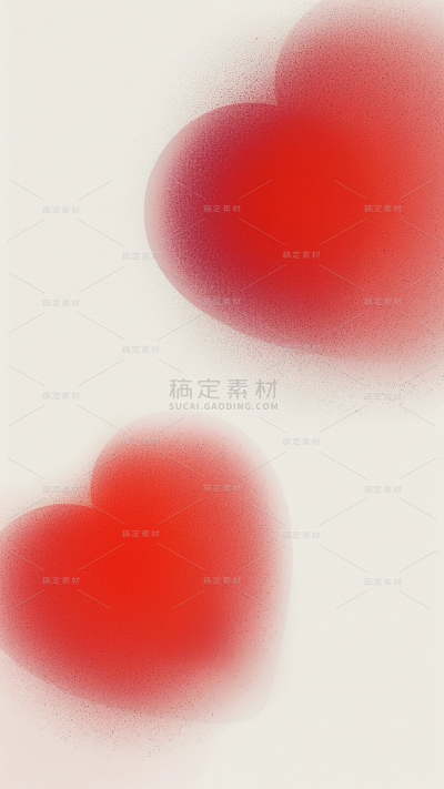 背景通用红色质感爱心渐变背景图片素材