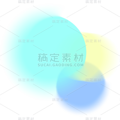 几何系列通用弥散渐变不规则几何元素素材