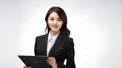 金融女性模特人像图片