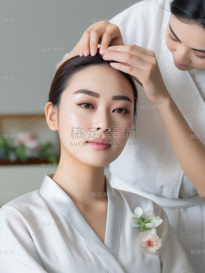 美容女模特人像