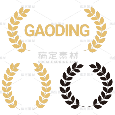 图标系列简约风麦穗图标（td）