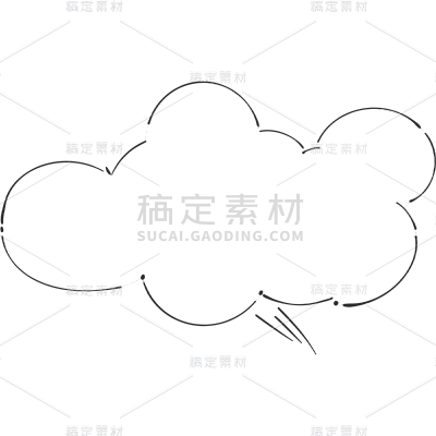简约对话框气泡框聊天框文本框