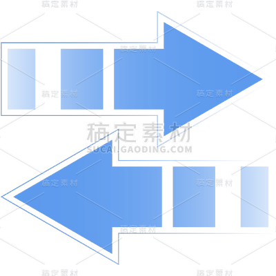 科技风箭头元素免扣png素材