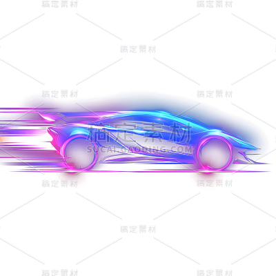 交通系列科技感抽象速度车