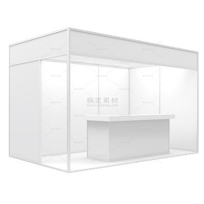 样机系列实景感白色展会展位（td）