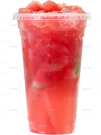 夏季果蔬通用实景西瓜饮料元素素材