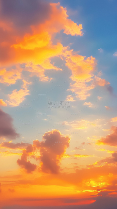 风光系列云彩云朵天空夕阳背景