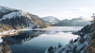 冰川雪山风景景观壁纸