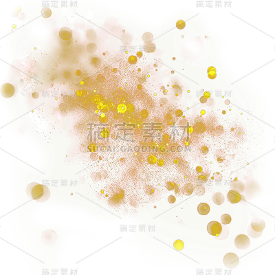 装饰通用实景光斑金粉元素素材