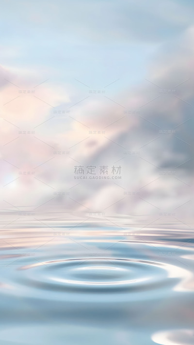 通用梦幻虚拟3D立体唯美美妆产品场景背景