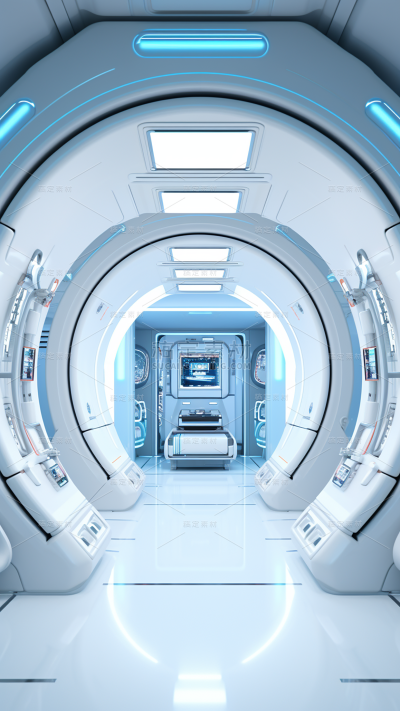 3D立体三维空间科技背景