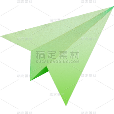 装饰系列插画-颗粒感渐变纸飞机通用元素素材