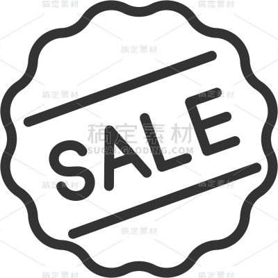 电商商品零售通用信息图标黑色矢量贴纸元素素材