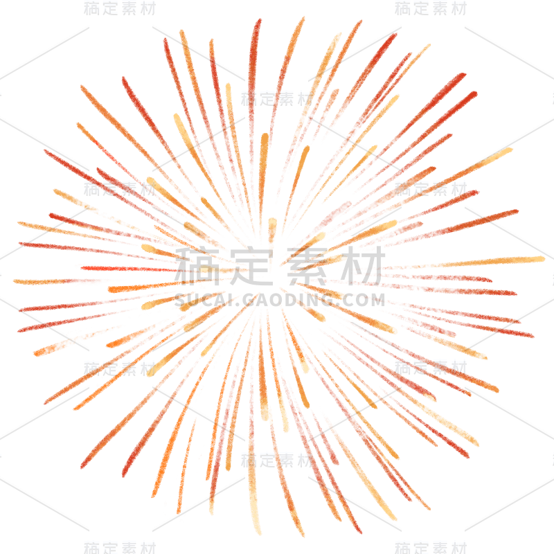 国庆节十一彩色烟花元素素材
