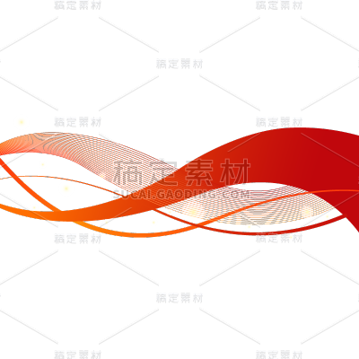 建党节通用红色渐变党建线条元素