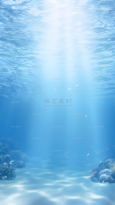 水下海洋背景