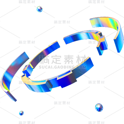 618年中大促电商促销酸性几何装饰元素素材