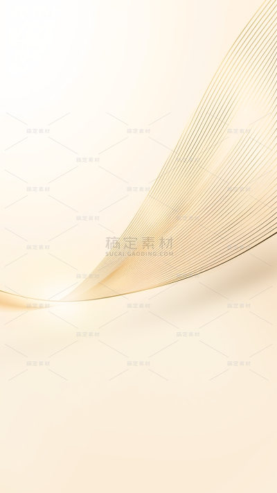 背景通用金色曲线光效背景图片素材
