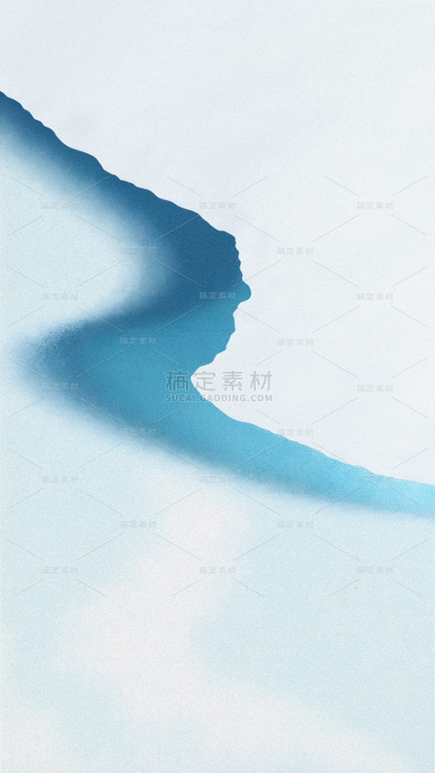 冬天扁平抽象雪天海边肌理背景