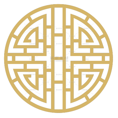 中国风系列中式窗格元素（td）