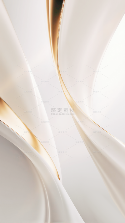 背景系列轻奢感流体金属线条背景