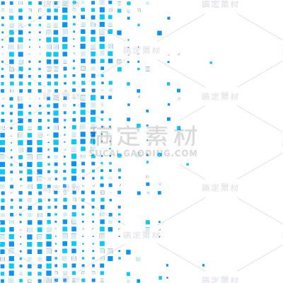 通用元素科技感科技风蓝色方块元素