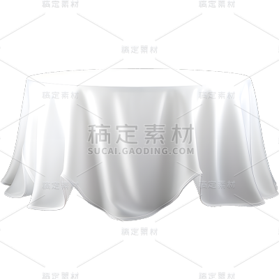 白色桌布桌子桌面元素