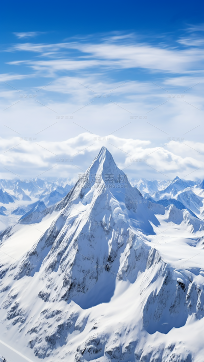 冬天冬季冬日雪山雪景风景场景背景
