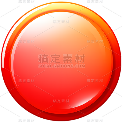 矢量红色按钮免抠元素